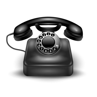 Gerçekçi Retro Telefon