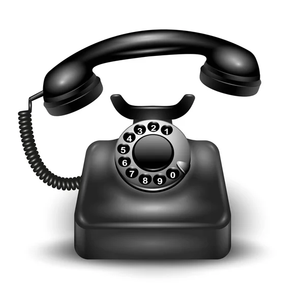 Telefon Arama Kompozisyonu — Stok Vektör