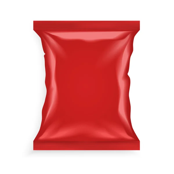 Sac en plastique rouge — Image vectorielle