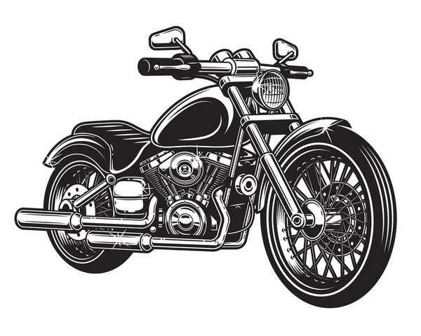 Vector illustration of motorcycle — Stock Vector