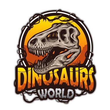 Dinozorlar dünya amblem