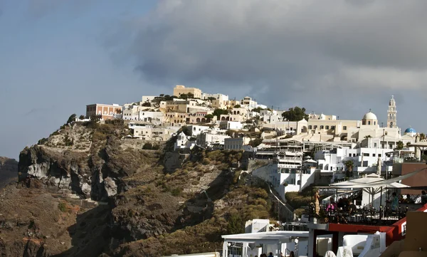 Santorini, Thera och officiellt Thira, Grekland — Stockfoto