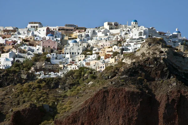 Santorini, Thera e oficialmente Thira, Grécia — Fotografia de Stock