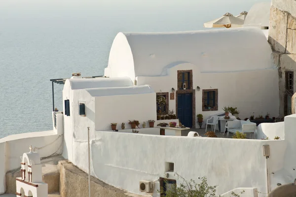 Santorini, Thera en officieel Thira, Griekenland — Stockfoto