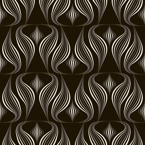 Seamless pattern with stylish elements Vector monochrome texture Seamless pattern with stylish elements Vector monochrome texture