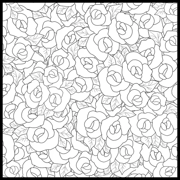 Coloring page book with decorative ornamental floral elements bl