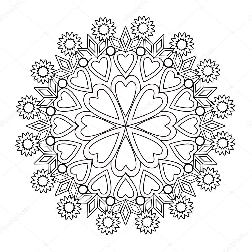 簡単 大人 の 塗り絵 花 – homu interia ページ大人塗り絵。花のイラスト白黒 wi — ストック写真 © Fuzzyfoxer #99257564