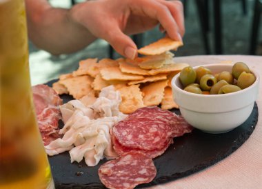 tipik İtalyan tarzı Aperitif