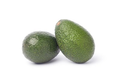 Beyaz izole çekici avokado 