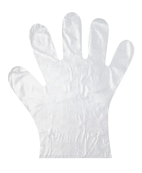 Disposable plastic glove — Stock Photo, Image