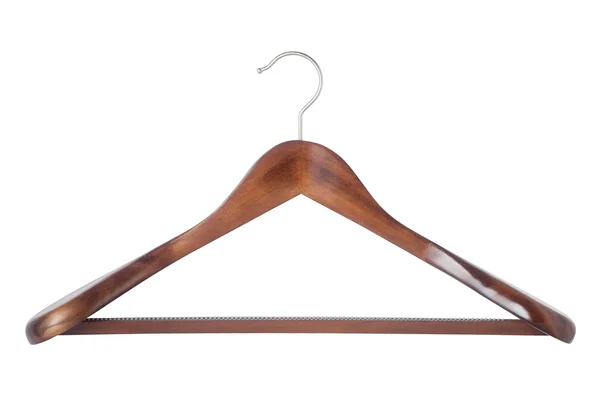 Wooden coat hanger — Stock Photo, Image