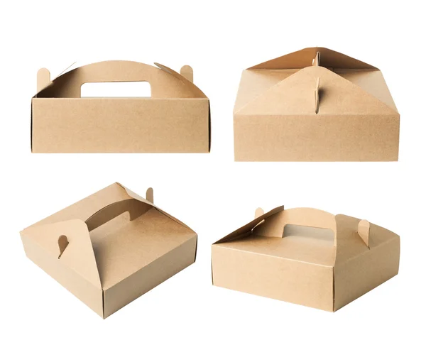 Set of blank boxes — Stock Photo, Image