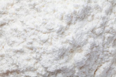 Buğday unu yığını. yakın plan