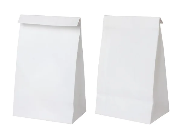 White paper bags — Stock Photo, Image