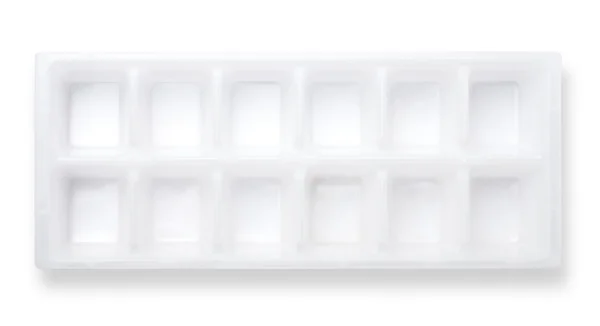 Bandeja de cubo de gelo plástico — Fotografia de Stock