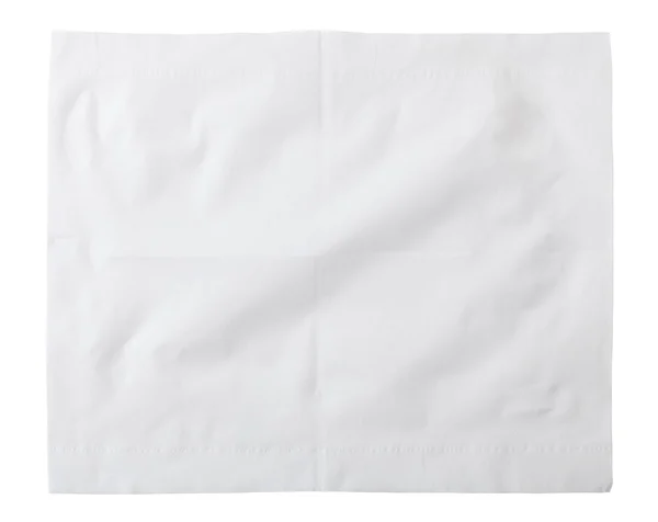 Weiße Papierserviette Stockbild