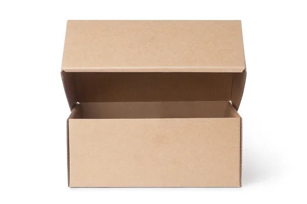 Caixa de papelão objeto — Fotografia de Stock