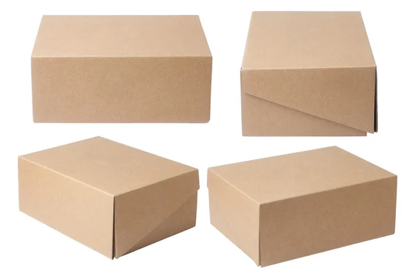 Caixas de papelão objetos — Fotografia de Stock