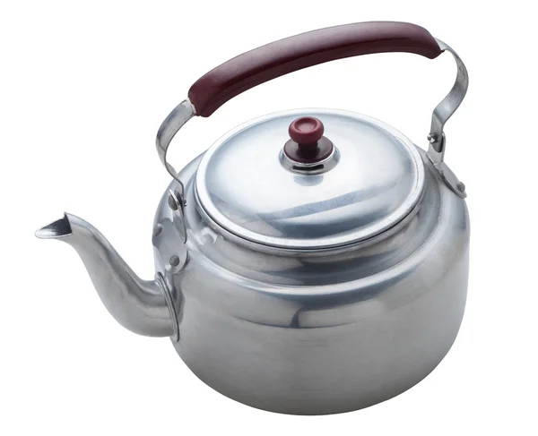 Aluminum kettle object — Stock Photo, Image