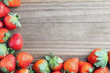 Taze Çileklere yakın çekim