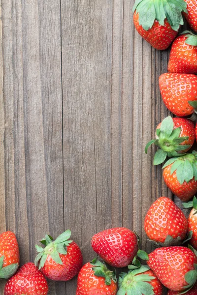 Nahaufnahme von frischen Erdbeeren — Stockfoto