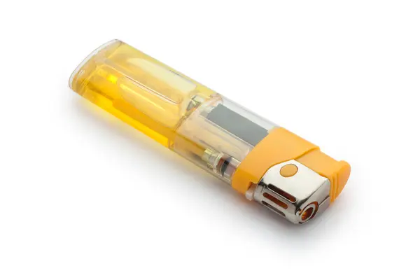 Close-up of yellow lighter — Stock Photo, Image