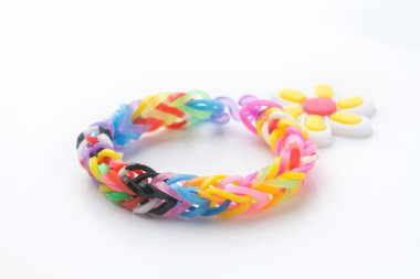 Colorful rubber bracelet