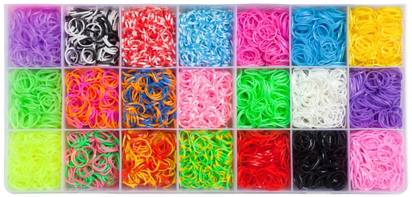 Färgade gummiband — Stockfoto
