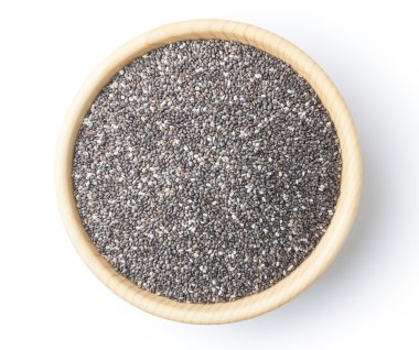 Chia tohum ahşap kase