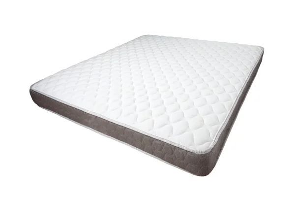 Komfortní matrace na bílém pozadí — Stock fotografie