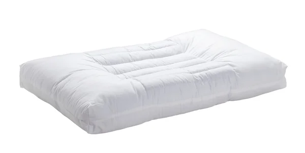 Белая подушка на белом — стоковое фото
