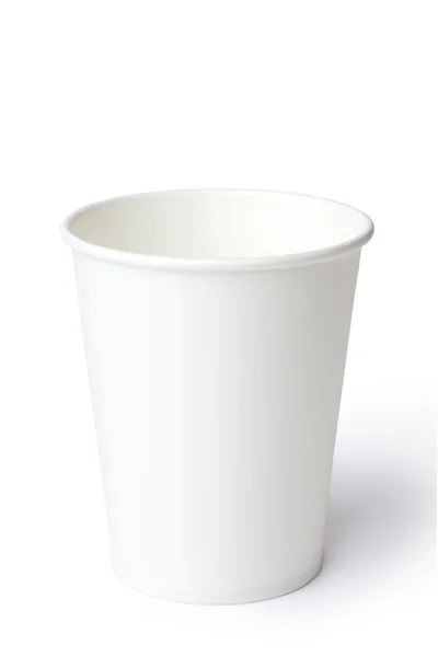 Prázdný papír pohár — Stock fotografie