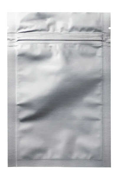 Foil food bag packaging — Stock Photo, Image