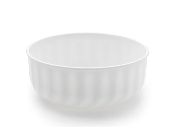 Empty plastic bowl — Stock Photo, Image
