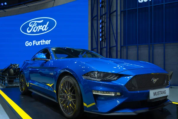 Bangkok Tailândia Março 2021 Novo Ford Mustang 55Th Anniversary Special — Fotografia de Stock