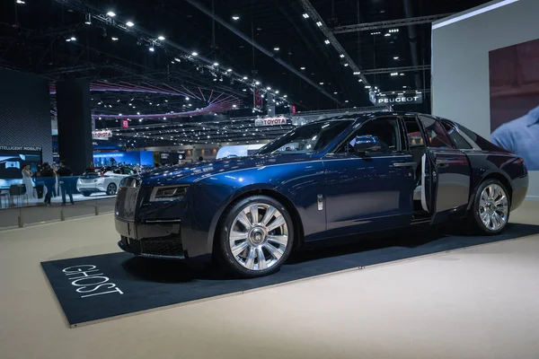 Bangkok Thajsko Března 2021 Rolls Royce Luxury Car Krásným Výstavním — Stock fotografie