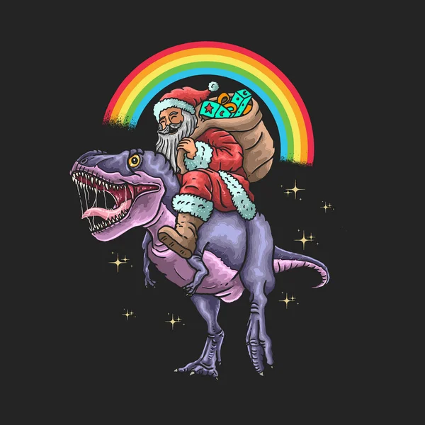 Noel Baba dinozor çizimi çizelgesi kullan