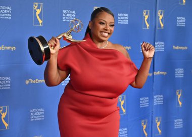 Pasadena, CA USA. 17 Ekim 2025. Aaliyah Williams 52. Geleneksel Gündüz Emmy Ödülleri 'nde