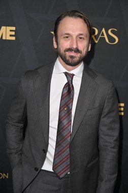 Beverly Hills, CA USA. 9 Ocak 2026. 2026 Astra Film Ödülleri 'nden Adam McArthur