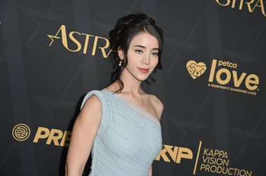 Beverly Hills, CA USA. 9 Ocak 2026. 2026 Astra Film Ödülleri 'nde Caylee Cowan