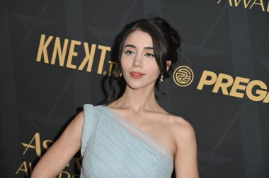 Beverly Hills, CA USA. 9 Ocak 2026. 2026 Astra Film Ödülleri 'nde Caylee Cowan