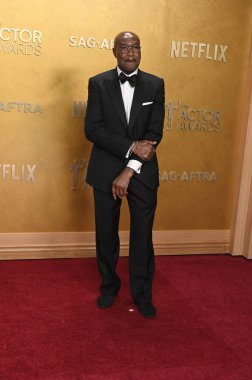 Los Angeles, CA USA. 1. Mar 2026. Delroy Lindo 'nun 32. Geleneksel Sinema Oyuncuları Derneği Oyuncuları Ödülleri