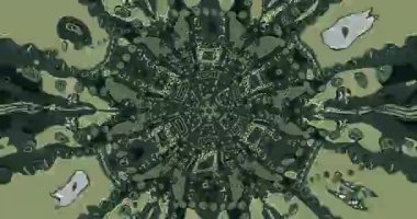 Büyüleyici bir video döngüsü karmaşık desenler ve canlı renklerle dolu bir tünel içerir. Kusursuz tasarım ekran koruyucu ayarları için ideal, büyüleyici bir etki yaratır.