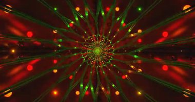 Bir tünel oluşumunda renksiz bir ışık döngüsü yaşayın, dinamik yeşil ve kırmızı renkler göstererek büyüleyici ve büyüleyici bir ekran koruyucu deneyimi yaratın.