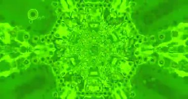 Canlı yeşil desenler, geometrik şekiller ve dönen tasarımlarla izleyicileri büyüleyen kusursuz bir döngü tüneli etkisi yaratır. Herhangi bir ekrana enerji ve hareket eklemek için mükemmel.