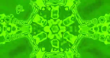 Bu canlı tünel video döngüsü kıvrımlı yeşil bir desen içeriyor, büyüleyici bir görsel etki yaratıyor. Dijital alanlarda atmosfer yaratmak için ideal, izleyicileri zahmetsizce cezbediyor..