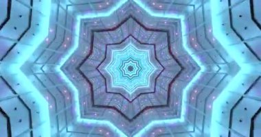 Dinamik desenli ve renkli ışıklandırmalı büyüleyici bir tünel deneyin. Bu kusursuz döngü büyüleyici bir görsel yolculuk yaratır canlı renkler ve ritmik değişimlerle dolu.