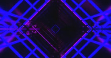 Büyüleyici bir tünel videosu vj ekran koruyucusu canlı renkler ve büyüleyici bir dijital atmosfer yaratırken pürüzsüz hareketler gösteriyor. Rahatlama ve daldırma için mükemmel..