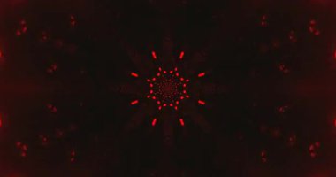 Girdap oluşturan ve değişen canlı kırmızı desenleri içeren kusursuz döngülü tünel videosu ekran koruyucular veya VJ performansları için büyüleyici bir izleme deneyimi yaratır.