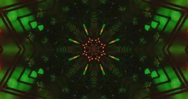 Büyüleyici bir tünel parlak renklerin bir karışımını, kusursuz bir döngü içinde döndürür ve kaydırır. Görsel yolculuk, dijital arkaplan ve ekran koruyucular için mükemmel çekici bir atmosfer yaratır..